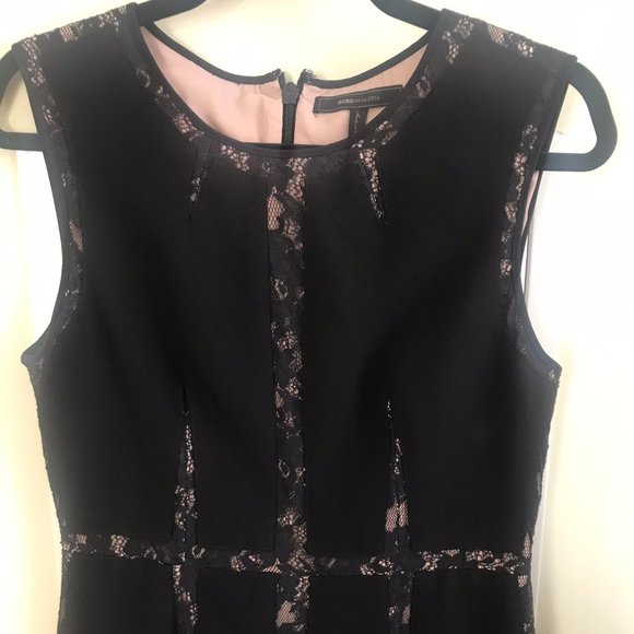 BCBG MaxAzria Black and Navy Dress - Picture 2 of 4